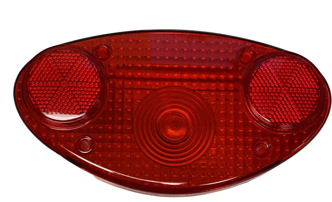 Cabochon de feu AR rouge en polycarbonate premium pour KAWASAKI H2 H1 S2