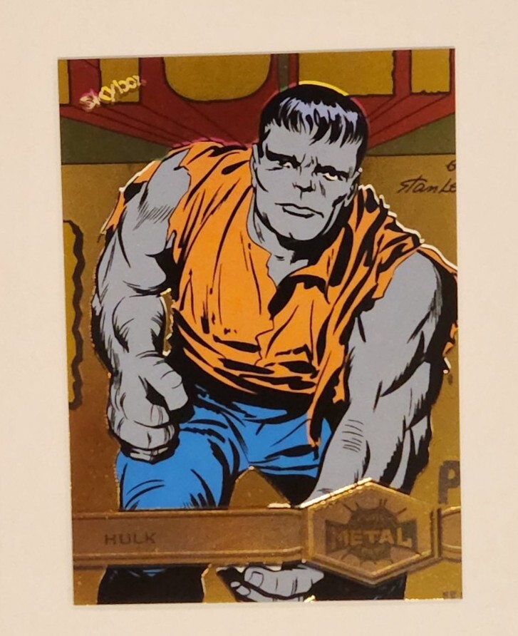 2021 2022 Upper Deck Marvel Metal Universe Spider-Man #133 HULK High GOLD FX SP!