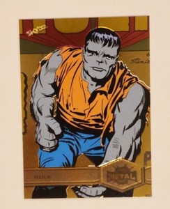 2021 2022 Upper Deck Marvel Metal Universe Spider-Man #133 HULK High GOLD FX SP!