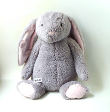 Ernstings family Hase grau rosa ca.50 cm Stof...