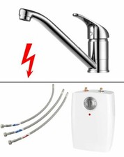 Untertischgerät Untertisch Boiler 5l Warmwasserspeicher mit Niederdruck Armatur