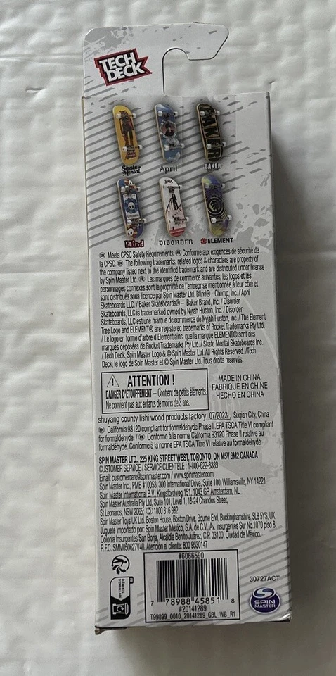 Tech Deck Performance Series SKATE MENTAL Mini Diapasón de Madera Monopatín 2023 Foto 2 de 2
