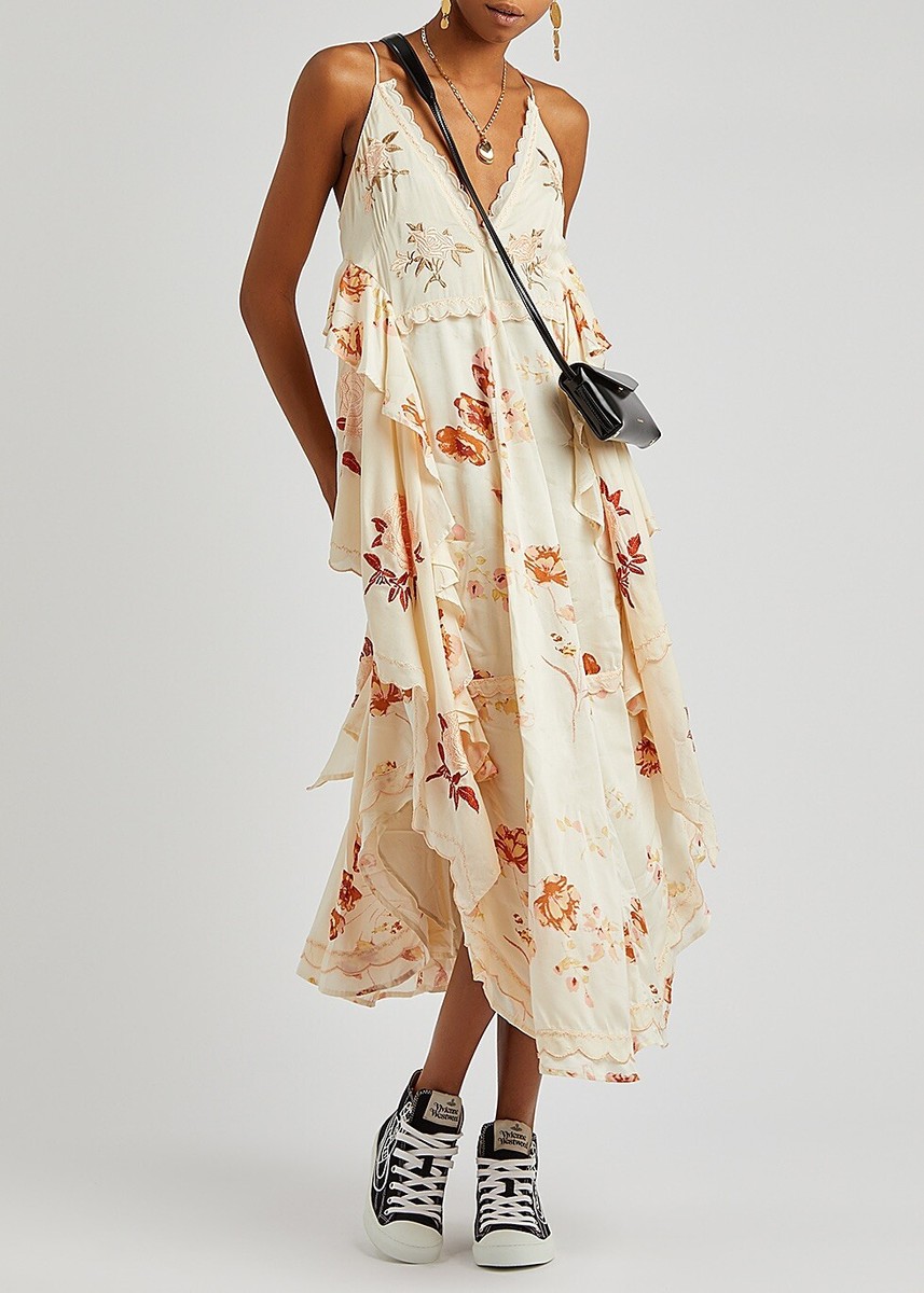 audrey embroidered maxi dress Audrey Maxi dress – PERLACI main image 1
