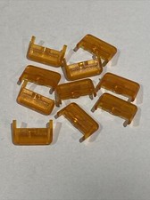 Lowrey Electric Organ Hohner Tab Button  415-037830-007 ORANGE Lot of 10
