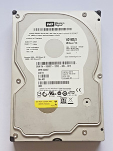 160 GB SATA Western Digital WD1600JS-75NCB3 7200RPM 8MB HDD 3.5" Festplatte