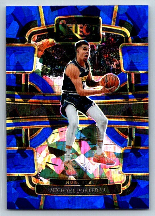【75シリ】Michael Porter Jr. RC Select Prizm Michael Porter Jr. 2023-24 Select Blue Cracked Prizms #23 | eBay