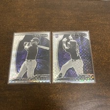 Oneil Cruz Rc & Bryce Harper 2022 Silver Prizm Titan