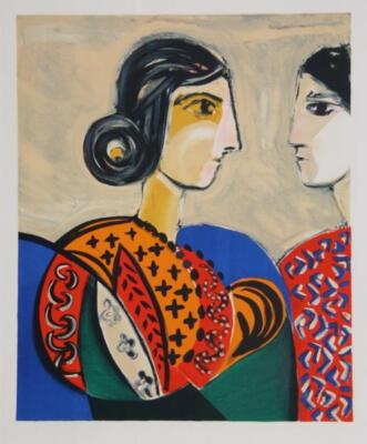 David Stein, Face to Face, Lithograph