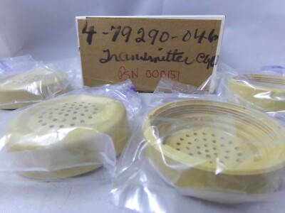 NOS ITT Telecom 4-79290-046 PSN 000151 Yellow Transmitter Caps x4 072622WT3