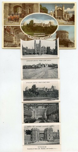 VIEW NOVELTY Pullout Flap Multiview Postcards 1940 to 1960..FINE UNUSED - Picture 2 of 44
