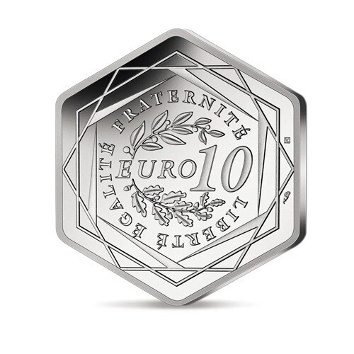 FRANKREICH 10 Euro Silber 999/1000 2024 HEXAGONALE PARIS JO 2024 Nr. 4 - Bild 4 von 4