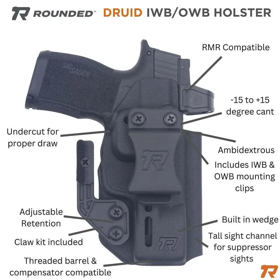 DRUID IWB/OWB Holster - Rounded Gear - Image 4 of 4