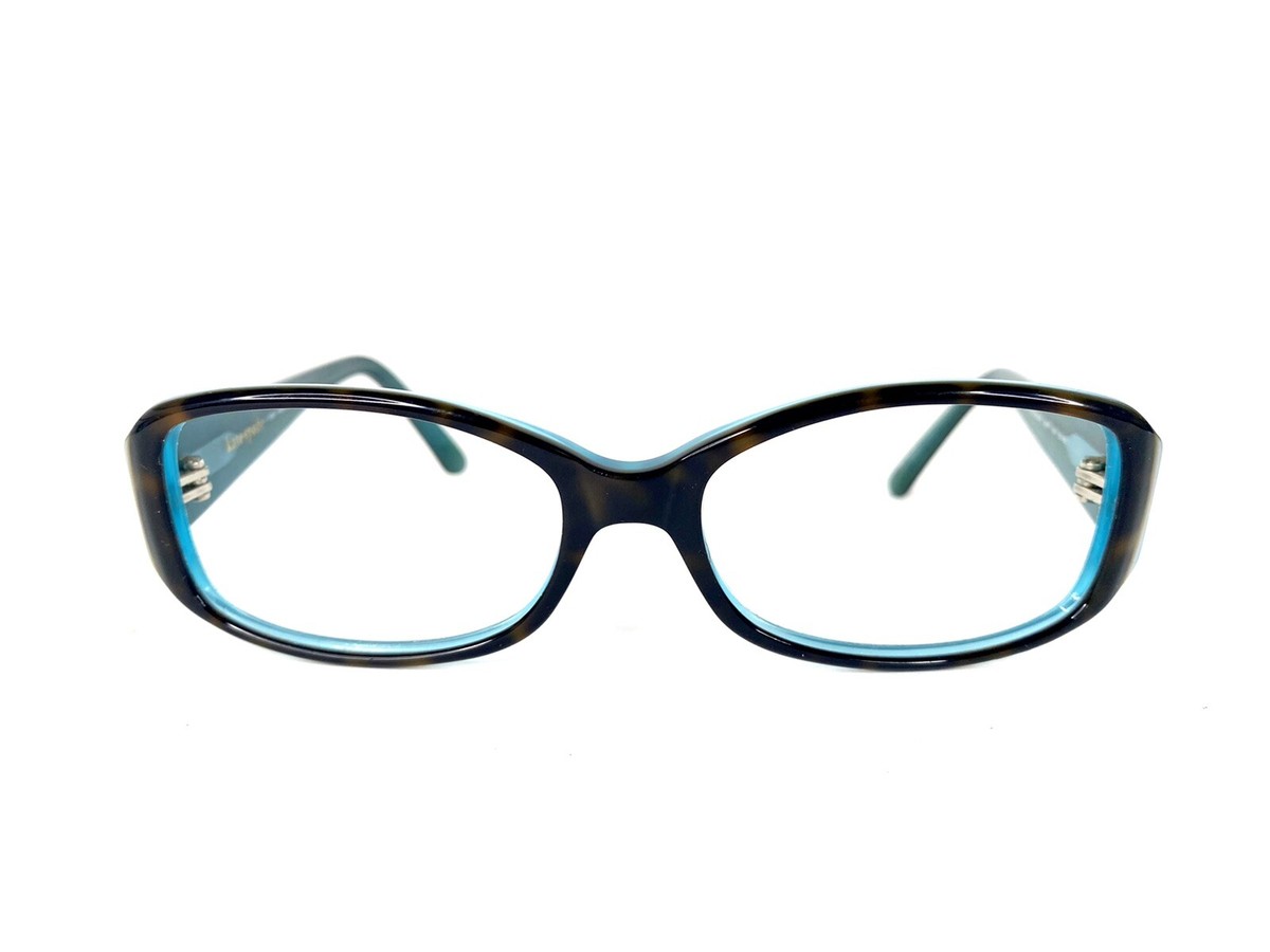 Kate Spade Tortoise & Blue Clear Rectangular Glasses Paxton  display picture 2