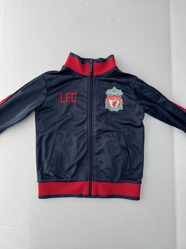 Liverpool Football Club Official Soccer Gift Boys Retro Track Top Jacket 6-7Y - 第 1/7 張圖片