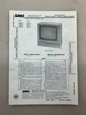 Quasar TL9960 TT9906 TU9840 TU9962 Service Manual Sams Photofact Free Shipping