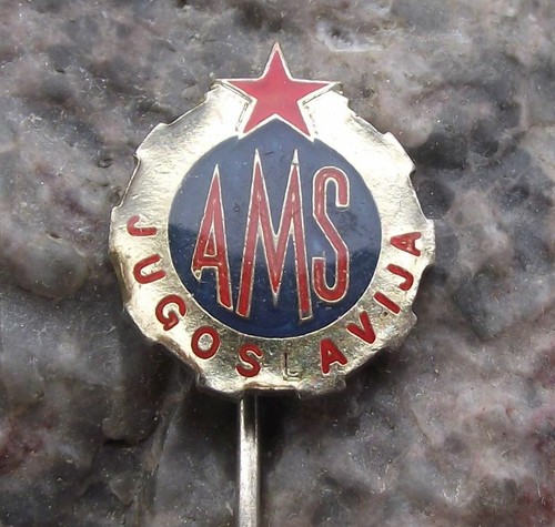 AMS Yugoslavia Automobile Association AAA Car Rescue Club Members Pin Badge - Picture 1 of 4