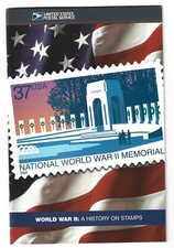 World War II A History On Stamps 2004 USPS Publication #529 36 Pages NRMT