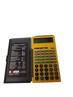 Sonin Inch Mate 2000 Scientific Calculator Model DT220 New Batteries and Manual