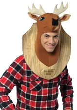 Oh Deer Trophy Adult Costume Headpiece - Rasta Imposta