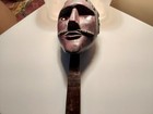 Guatemalan Antique Vintage Hand Carved Traditional Mask Head Puppet on Stick — photo 6