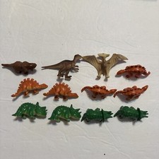 2  Plastic Dinosaurs Lot of 12