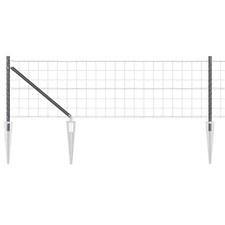 Fence with Post Outdoor Garden Boundary Terrace Barrier Panel Set  vidaXL