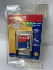 SanDisk PC Card Adapter for CompactFlash SDCF-38 PCMCIA Memory Card Reader NEW