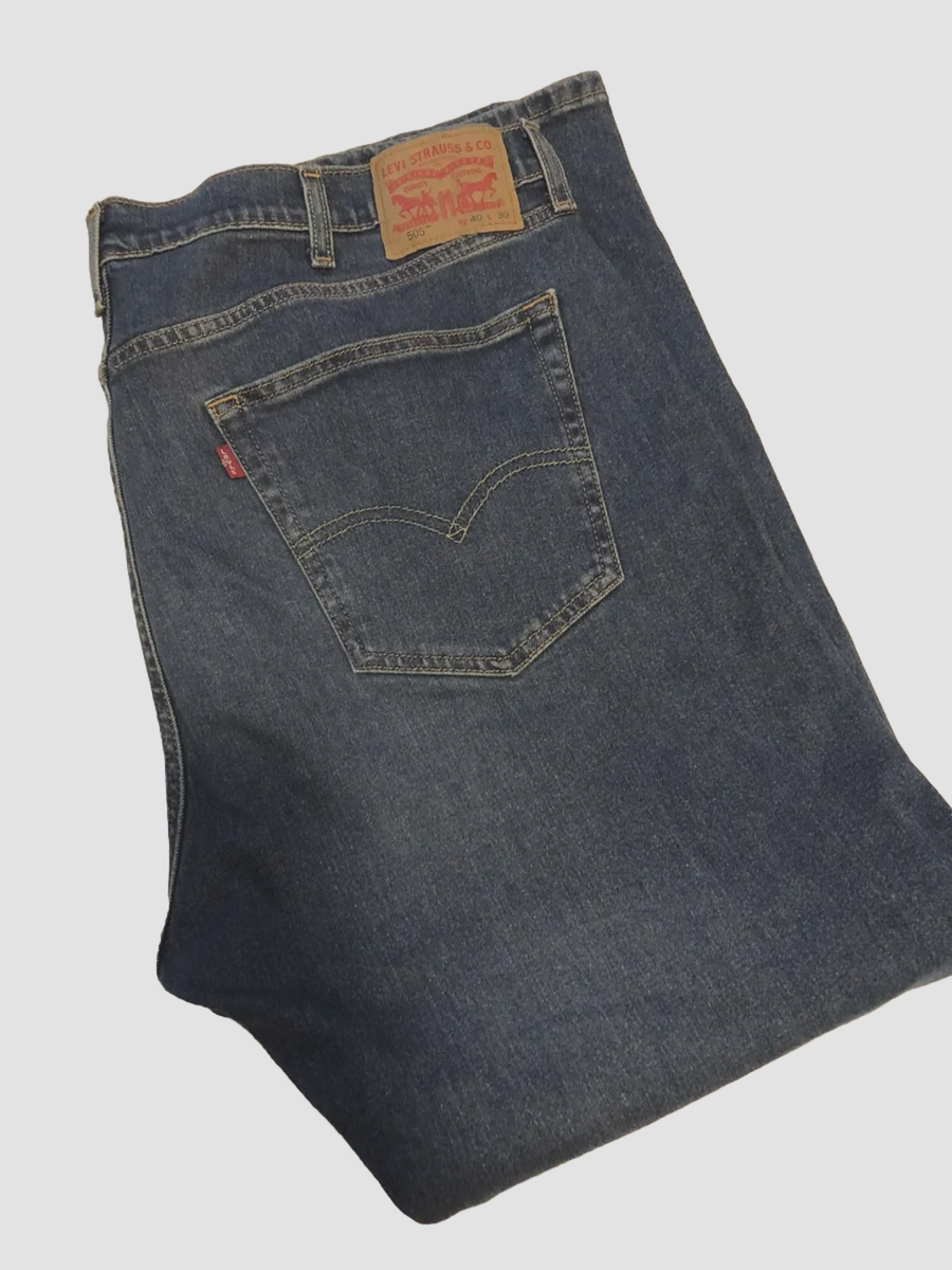 Levi 505 - Men's - Jean's 40x30 - Blue Denim - Jeans - Medium Wash