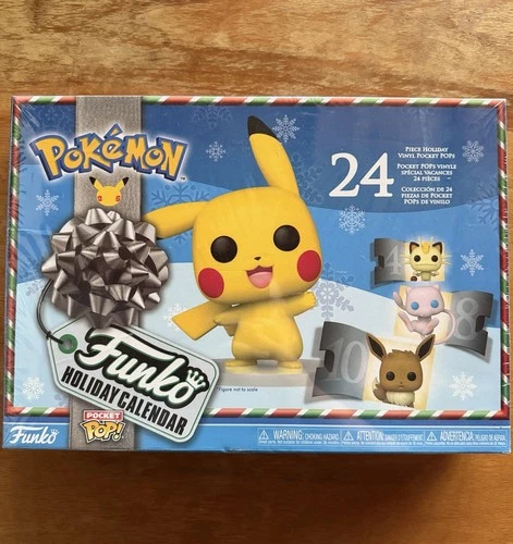 Pokemon Funko Pop Holiday Calendar 2021 Advent 24 Vinyl Pocket Pops  SEALED