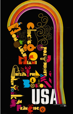 Art Deco USA Art Poster