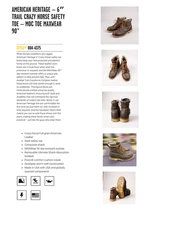 Men’s 9EE Thorogood 6” American Heritage Steel Toe Boots Pre-owned – Normal wear