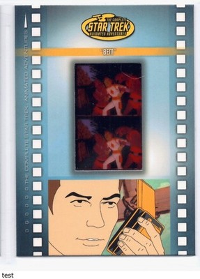 2003 Star Trek Animated Micro Cel Chase Card MC18 Kirk