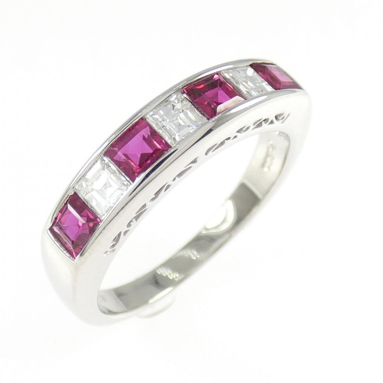 Authentic PT900 Ruby Ring 0.76CT #260-008-288-1139 - image 1