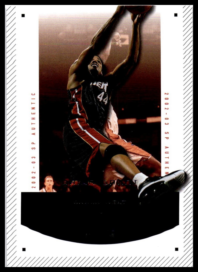 Brian Grant 2002-03 SP Authentic #44 Limited #/100 Miami Heat