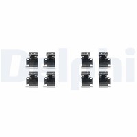 Delphi LX0354 ZubehöRsatz, Scheibenbremsbelag FüR Abarth Alfa Romeo Audi