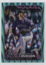 2024 Topps Chrome Update Aqua RayWave Refractor 5/199 Dakota Hudson #USC79 12sd