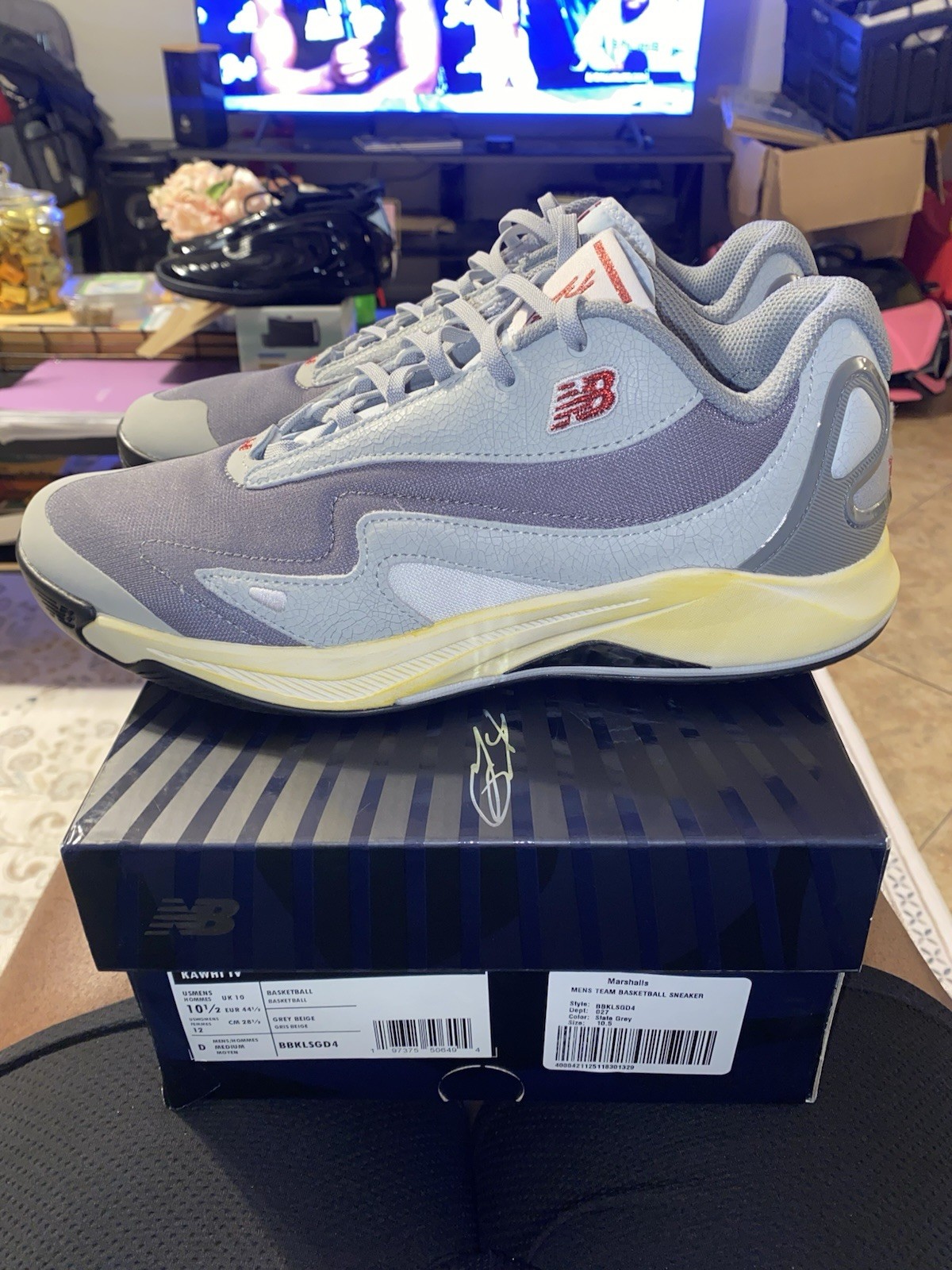 New Balance Kawhi 4 Grey Day 2024 Sz 10.5