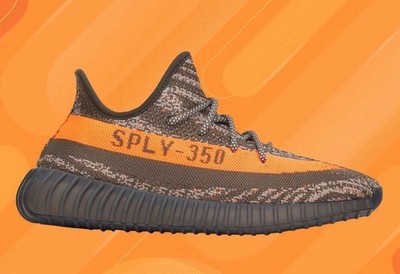   Adidas Yeezy Boost 350 V2 Carbon Beluga US Men's Size 10.5 Brand New 