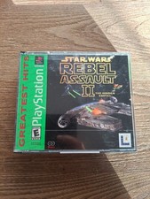 Star Wars: Rebel Assault II 2 (PlayStation 1 PS1) Greatest Hits Discs & Case
