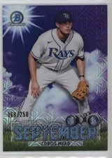 2023 Bowman Sights on September Mega Box Purple Mojo Refractor Curtis Mead 1g5d