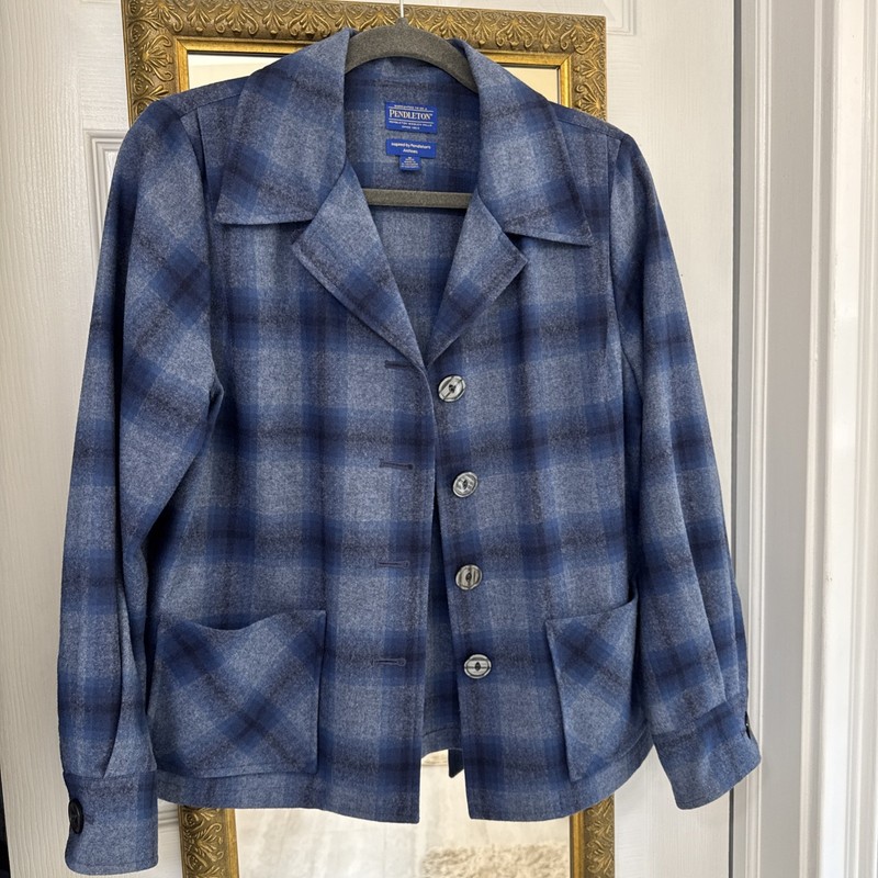 Pendleton Petite M Wool Jacket/Shirt Women’s - Inspired By Pendleton’s Archives