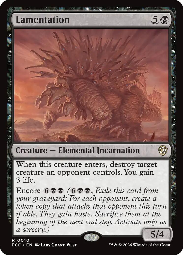 Magic Commander: Lorwyn Eclipsed Lamentation [ECC - 10]