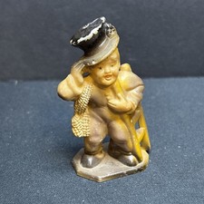 Louis Marx Co VTG 1960s Plastic Boy w Ladder Rope 3" Figure Hong Kong Made