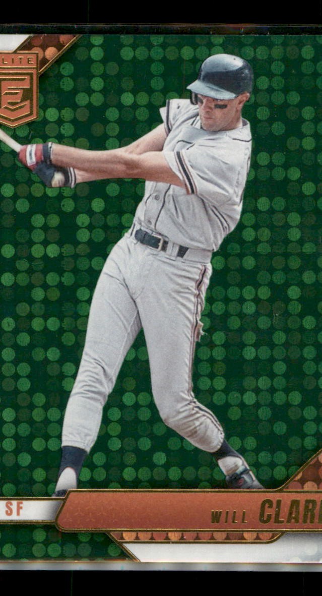 2026 Donruss Elite #42 Will Clark Green Disco