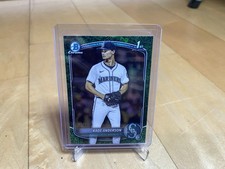 2025 Bowman Draft Kade Anderson Green Grass Refractor 75/99 1st Mariners
