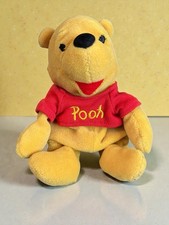 Vintage Disney Store Winnie the Pooh 8" Mini Bean Bag Plush Toy Collectible