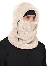 Balaclava Fleece Ski Mask Hoodie for Men Women, Windproof Winter Face Mask, C...