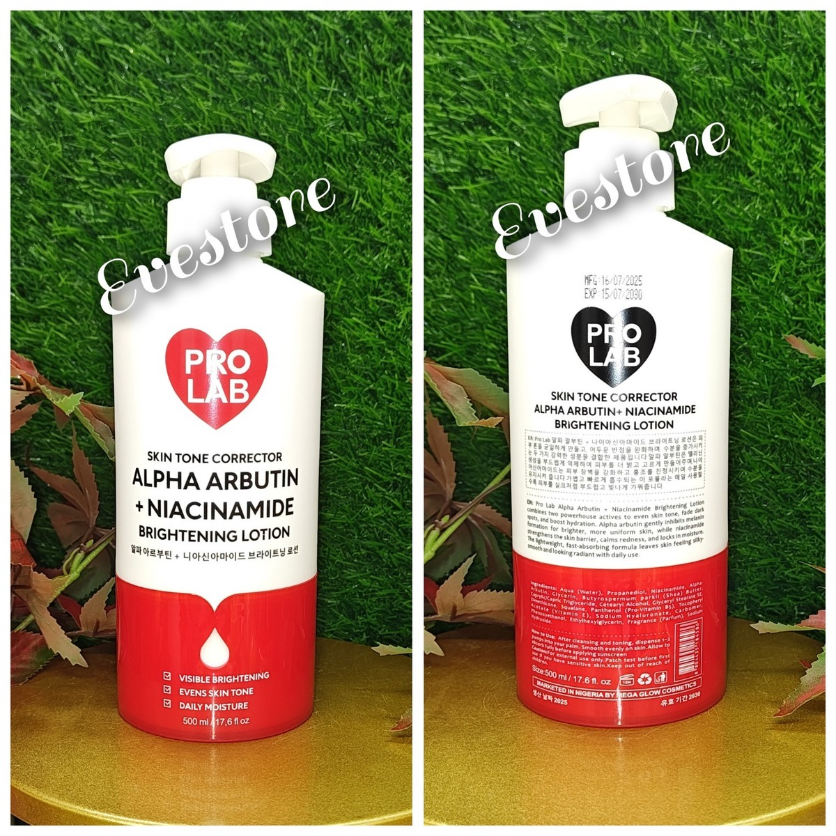 Pro-Lab Alpha Arbutin + Niacinamide Brightening Lotion 500ml | eBay
