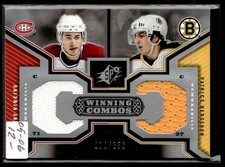 2005-06 SPx Winning Combos Mike Ribeiro/Patrice Bergeron 010/350 Montreal