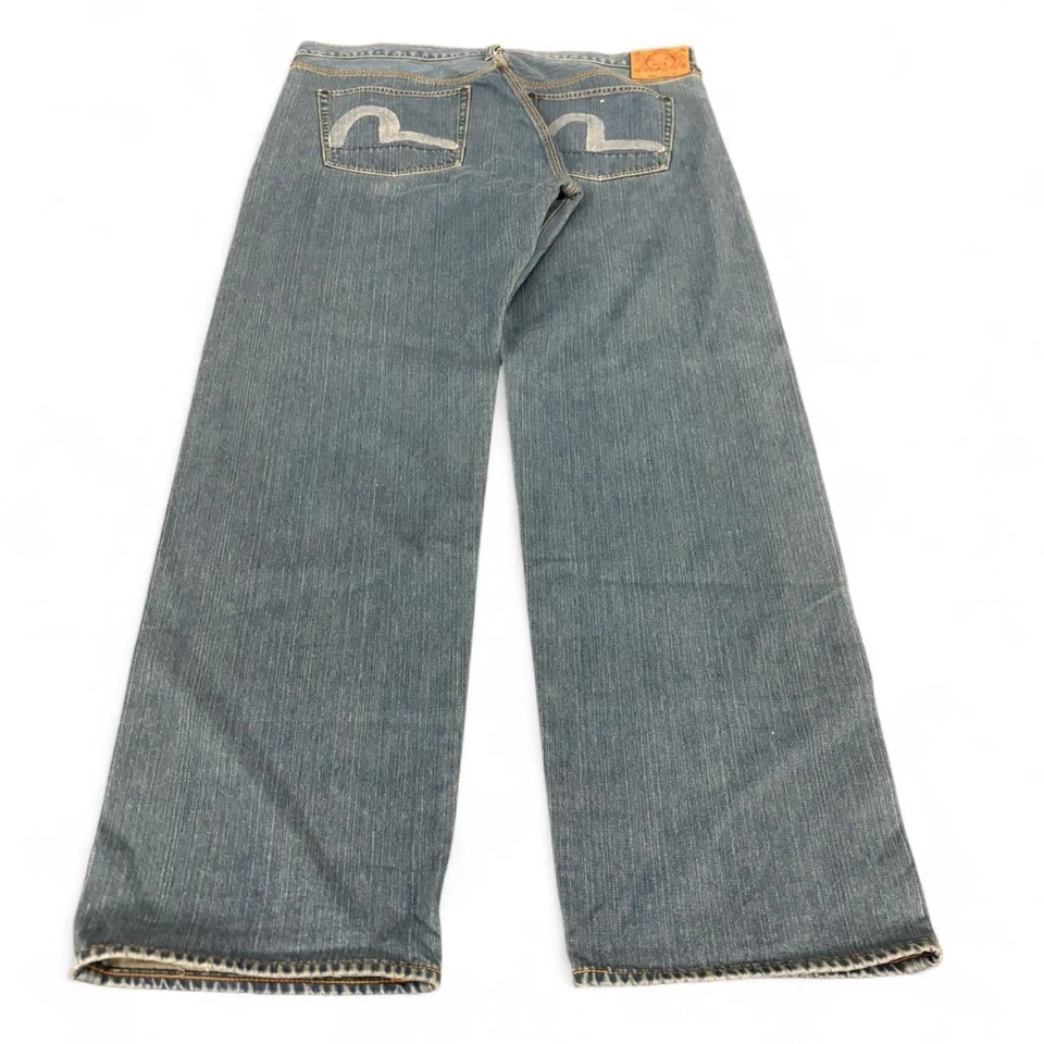Jeans vaqueros holgados vintage Evisu doble parche Y2K Skater talla 44 Foto 2 de 4